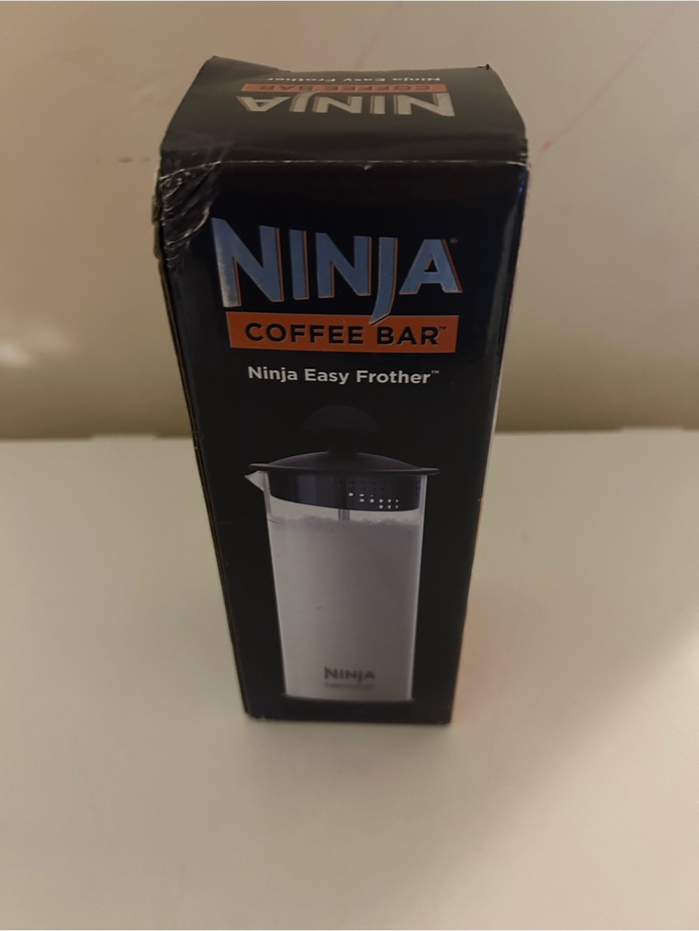 NIB Ninja Coffee Bar Easy Milk Frother with Information Panel